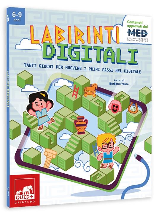 Labirinti digitali. Tanti giochi per muovere i primi passi nel digitale - copertina