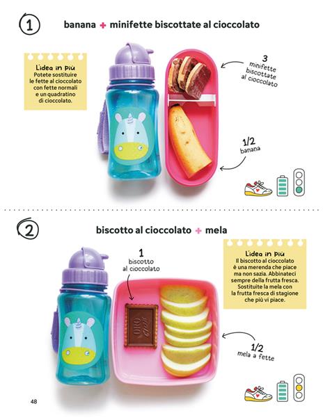 Cosa porto a scuola? Idee facilissime per merende creative - Verdiana Ramina,Chiara Cattaneo - 6
