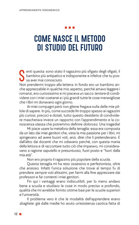 Apprendimento fenomenico. Il metodo di studio rivoluzionario per capire e ricordare qualunque materia - Giovanni Fenu - 3
