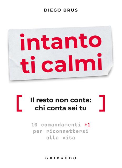 Intanto ti calmi. Il resto non conta: chi conta sei tu. 10 comandamenti +1 per riconnettersi alla vita - Diego Brus - copertina