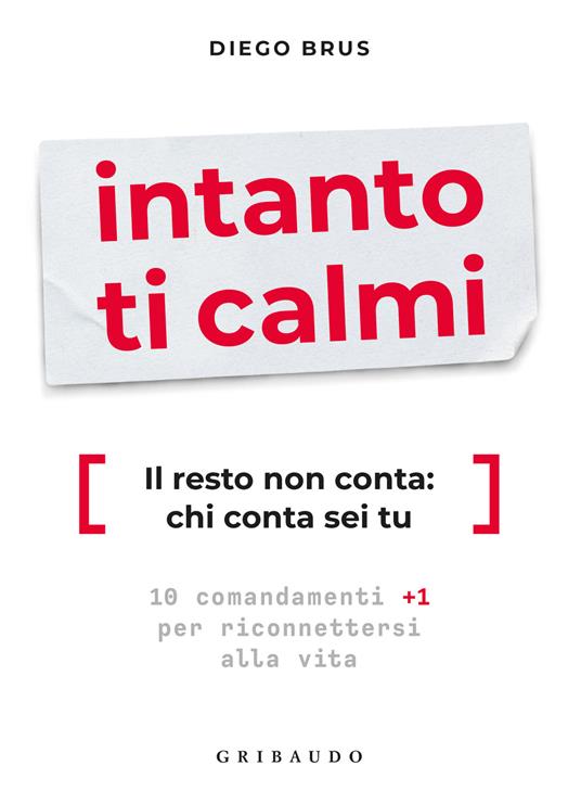 Intanto ti calmi. Il resto non conta: chi conta sei tu. 10 comandamenti +1 per riconnettersi alla vita - Diego Brus - copertina