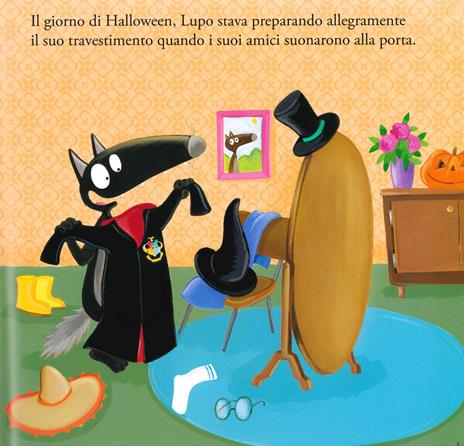 Lupo che non credeva ai fantasmi. Amico lupo. Ediz. a colori - Orianne Lallemand - 2