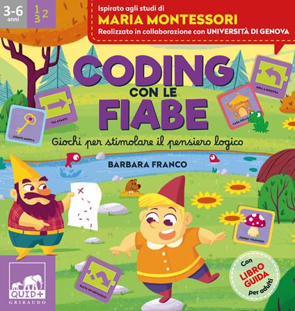 Coding con le fiabe. Giochi per stimolare il pensiero logico. Ediz. a colori. Con 48 carte. Con tappeto gioco - Barbara Franco - copertina