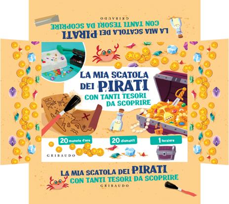La mia scatola dei pirati con tanti tesori da scoprire. Ediz. a colori. Con 20 monete d'oro, 20 diamanti e 1 forziere - 3