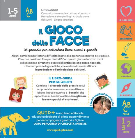 Il gioco delle facce. 35 prassie per articolare bene suoni e parole. Ediz. a colori. Con 35 Carte - Barbara Franco - 5