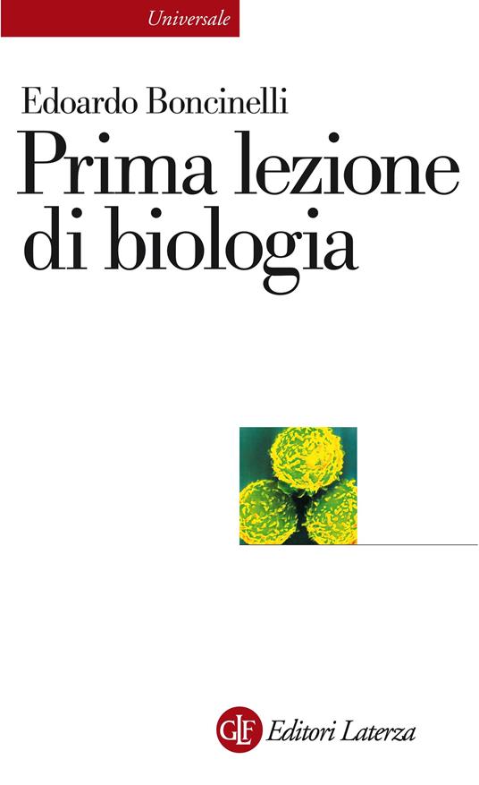 Prima lezione di biologia - Edoardo Boncinelli - ebook