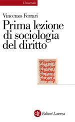 Prima lezione di sociologia del diritto