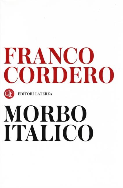Morbo italico - Franco Cordero - copertina