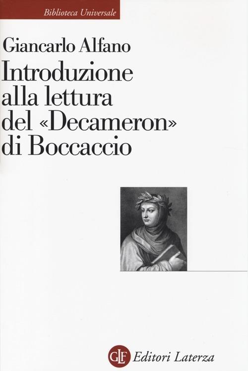 Introduzione alla lettura del «Decameron» di Boccaccio - Giancarlo Alfano - copertina