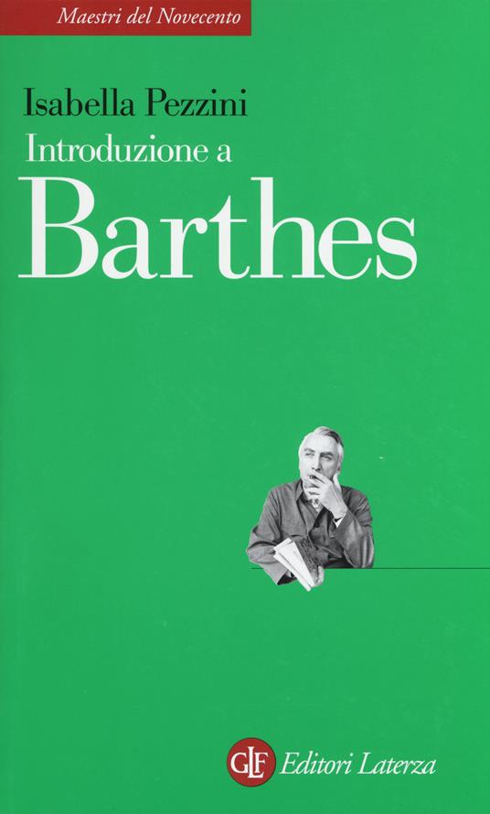 Introduzione a Barthes - Isabella Pezzini - copertina