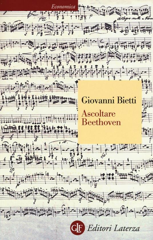 Ascoltare Beethoven - Giovanni Bietti - copertina