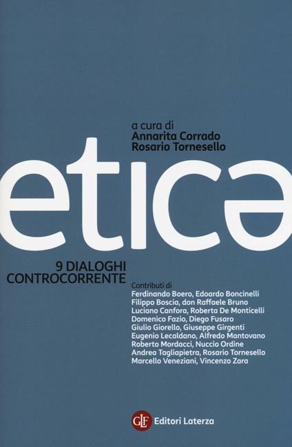 Etica. 9 dialoghi controcorrente - copertina