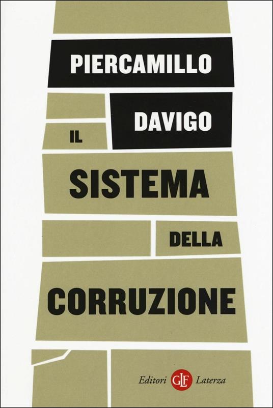 Il sistema della corruzione - Piercamillo Davigo - copertina