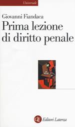 Prima lezione di diritto penale