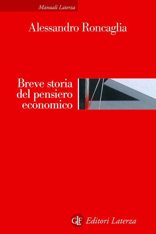 Breve storia del pensiero economico - Alessandro Roncaglia - ebook