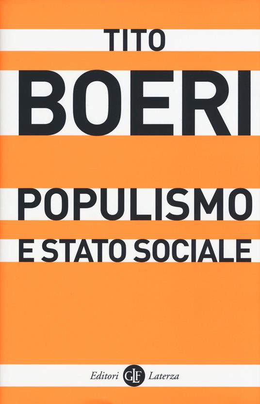 Populismo e stato sociale - Tito Boeri - copertina