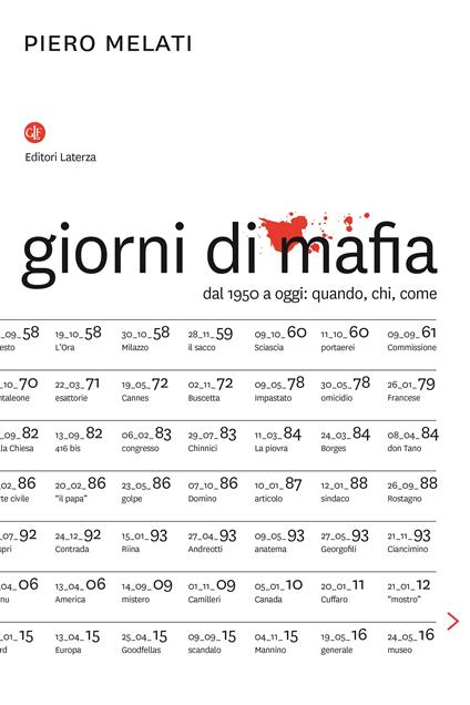 Giorni di mafia. Dal 1950 a oggi: quando, chi, come - Piero Melati - ebook