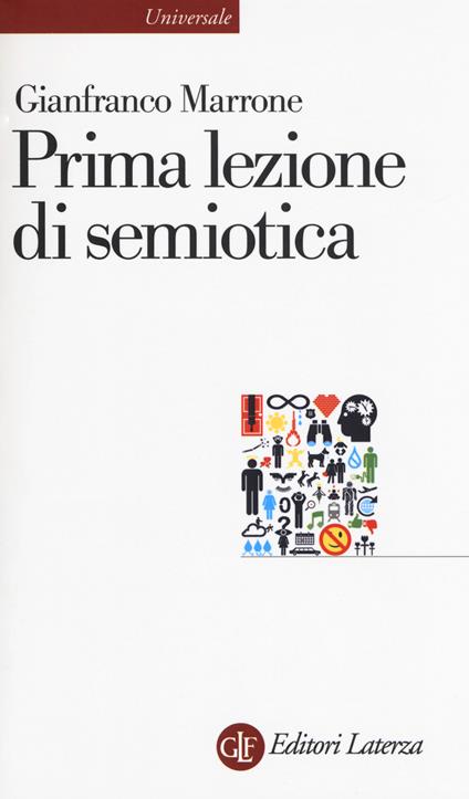Prima lezione di semiotica - Gianfranco Marrone - copertina