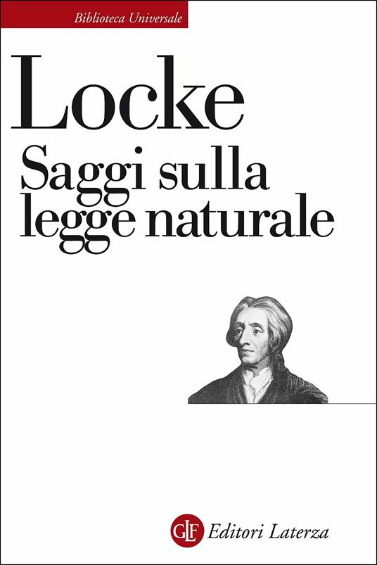 Saggi sulla legge naturale - John Locke - copertina