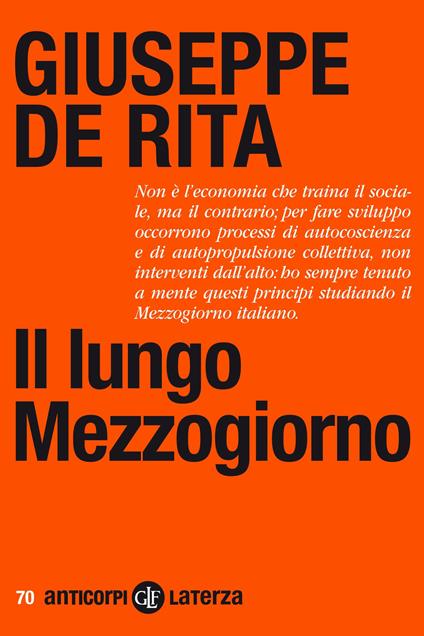 Il lungo Mezzogiorno - Giuseppe De Rita - copertina