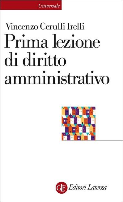 Prima lezione di diritto amministrativo - Vincenzo Cerulli Irelli - copertina