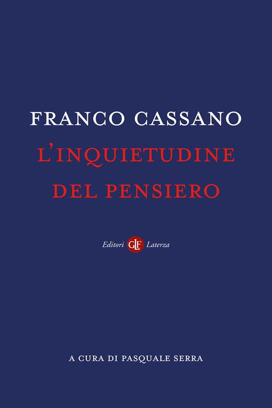 L'inquietudine del pensiero - Franco Cassano - copertina