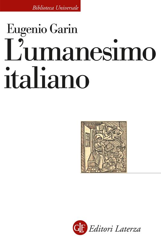 L'umanesimo italiano - Eugenio Garin - copertina