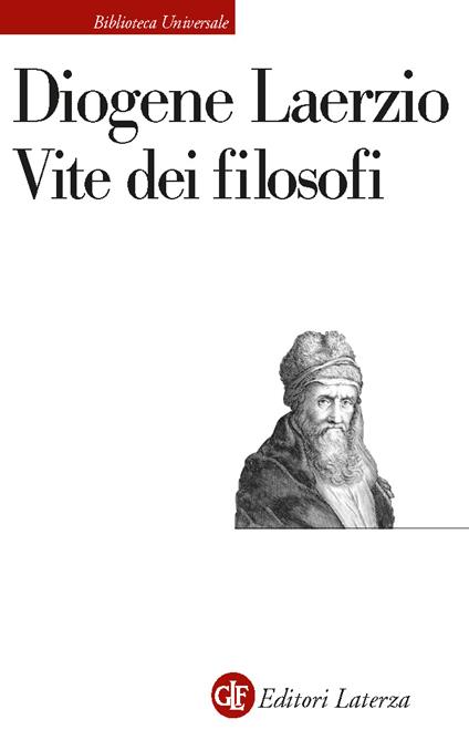 Vite dei filosofi - Diogene Laerzio - copertina