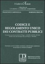 Codice e regolamento unico dei contratti pubblici