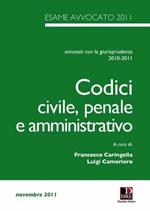Codici civile, penale e amministrativo