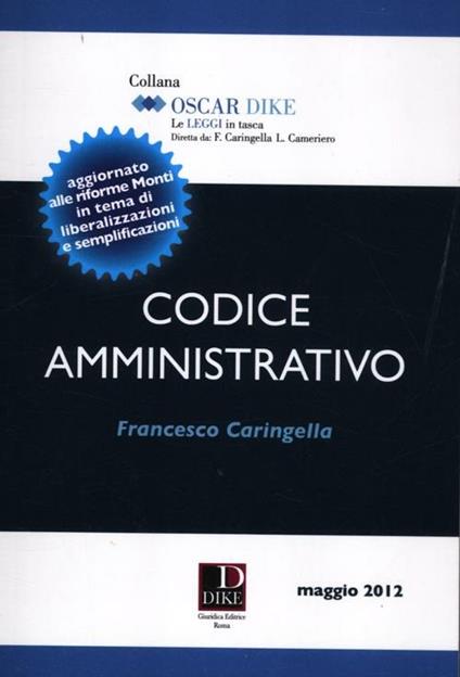 Codice amministrativo - Francesco Caringella - copertina