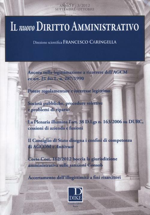 Il nuovo diritto amministrativo (2012). Vol. 3 - copertina