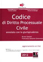 Codice di diritto processuale civile. Annotato con la giurisprudenza