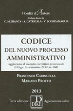 Codice del nuovo processo amministrativo