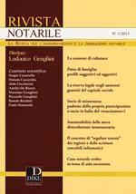 Rivista notarile (2013). Vol. 1