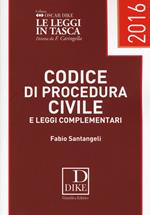 Codice di procedura civile e leggi complementari 2016