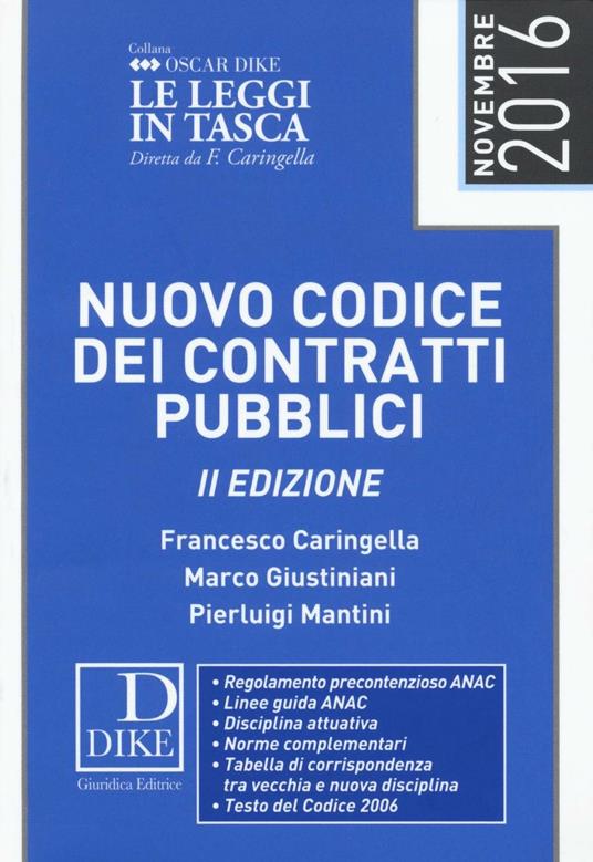 Nuovo codice dei contratti pubblici - Francesco Caringella,Marco Giustiniani,Pierluigi Mantini - copertina