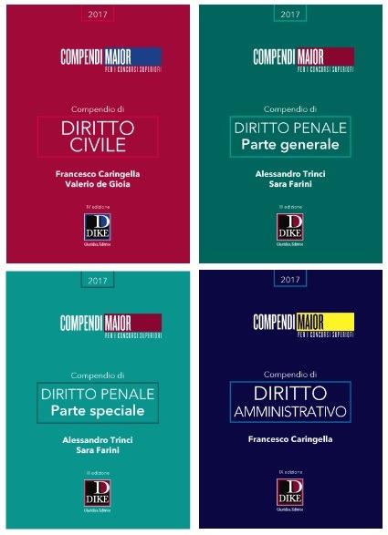 Compendio di diritto civile-Compendio di diritto penale. Parte generale. Parte speciale-Compendio di diritto amministrativo - copertina