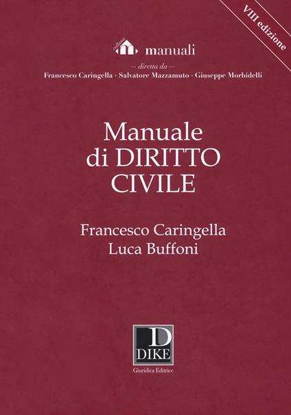 Manuale di diritto civile. Con Aggiornamento online - Francesco Caringella,Luca Buffoni - copertina