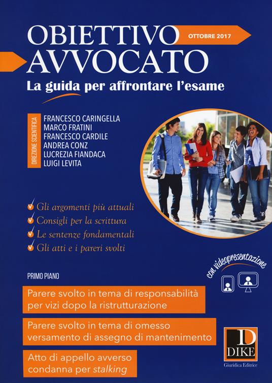 Obiettivo avvocato. La guida per affrontare l'esame (2017). Vol. 3 - copertina