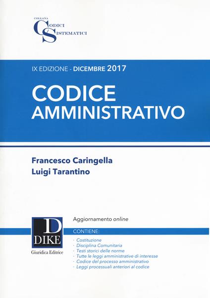 Codice amministrativo. Con Contenuto digitale per download e accesso on line - Francesco Caringella,Luigi Tarantino - copertina