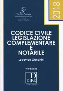 Libro Codice civile, legislazione complementare e notarile Lodovico Genghini