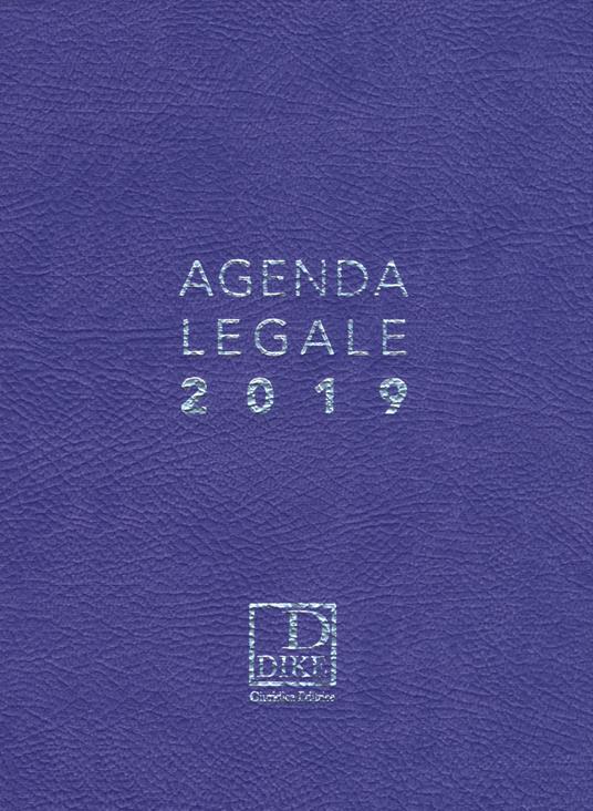 Agenda legale d'udienza 2019. Ediz. viola - copertina