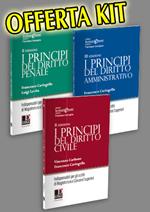 Kit I principi del diritto. I principi del diritto civile-I principi del diritto amministrativo-I principi del diritto penale. Indispensabili per gli scritti di magistratura e concorsi superiori