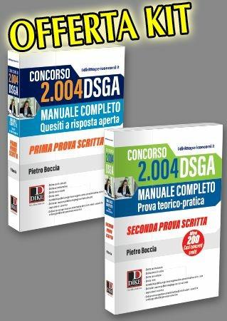 Kit DSGA. Prima e seconda prova scritta - Pietro Boccia - copertina