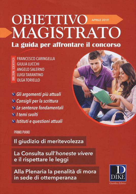 Obiettivo magistrato. La guida per affrontare il concorso (2019). Vol. 4: Aprile - copertina
