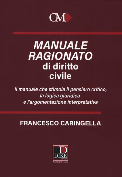 Manuale ragionato di diritto civile - Francesco Caringella - copertina