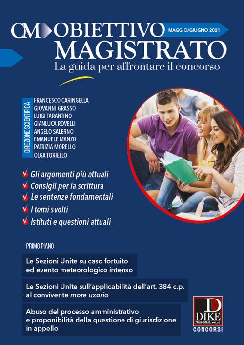 Obiettivo magistrato. La guida per affrontare il concorso (2021). Vol. 5: Maggio/giugno. - copertina