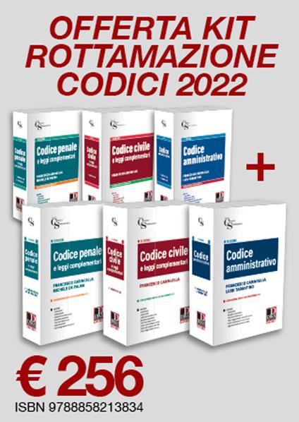 Kit codici magistratura 2022: Codici Magistratura-Codice unico - copertina
