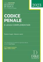 Codice penale e leggi complementari 2023. Con aggiornamento codice online
